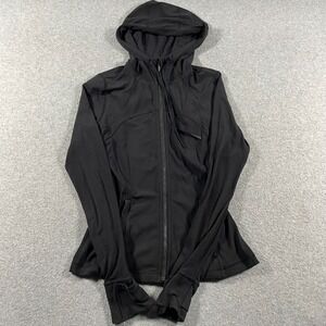 Lululemon Hooded Define Jacket Womens 4 Black Athleisure Workout Athletic